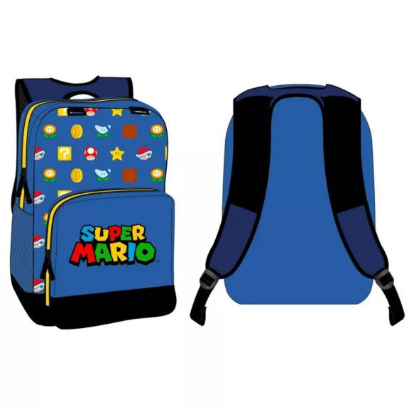 Super Mario Level-Up hátizsák, táska 35 cm