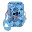 Disney Lilo és Stitch, A csillagkutya Blue Deluxe telefontartó táska 18 cm