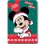 Disney Mickey Festive Karácsonyi polár takaró 100x140cm