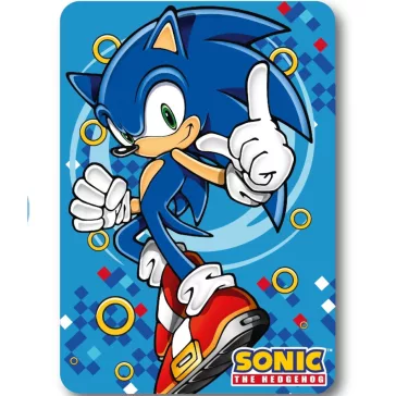 Sonic a sündisznó Gold Ring polár takaró 100x140cm