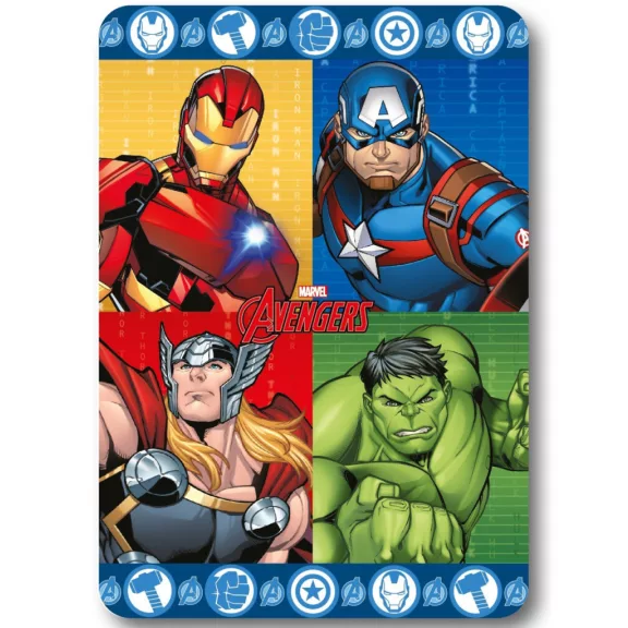 Bosszúállók Hero Force polár takaró 100x140cm Bosszúállók Hero Force polár takaró 100x140cm