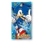Sonic a sündisznó Rush fürdőlepedő, strand törölköző 70x140cm (Fast Dry)