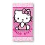 Hello Kitty Pinky fürdőlepedő, strand törölköző 70x140cm (Fast Dry)