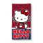Hello Kitty Cutie Style fürdőlepedő, strand törölköző 70x140cm (Fast Dry)