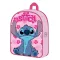 Disney Lilo és Stitch, A csillagkutya Pink Leaf hátizsák, táska 40 cm