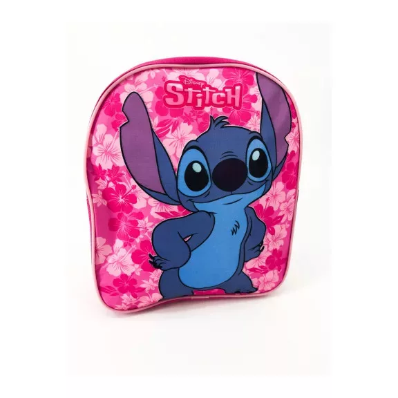 Disney Lilo és Stitch, A csillagkutya Pink Leaf hátizsák, táska 30 cm