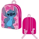 Disney Lilo és Stitch, A csillagkutya Pink Leaf hátizsák, táska 30 cm