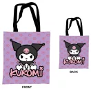 Hello Kitty Kuromi vászontáska, bevásárlótáska 44 cm Hello Kitty Kuromi vászontáska, bevásárlótáska 44 cm