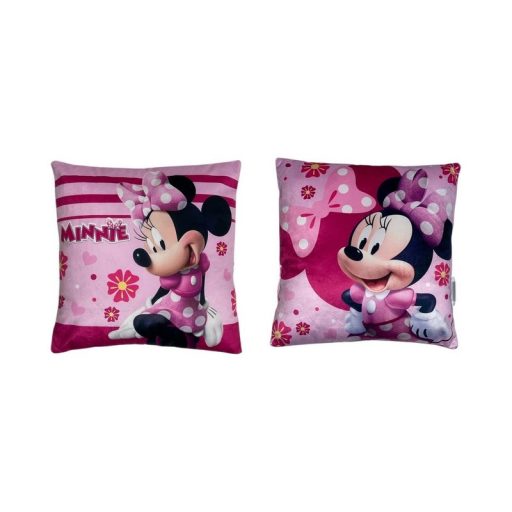 Disney Minnie Lovely párna, díszpárna 38x38 cm Velúr