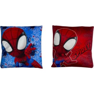 Pókember Spidey Style párna, díszpárna 38x38 cm Velúr