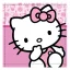 Hello Kitty Cutie kéztörlő, arctörlő, törölköző 30x30cm
