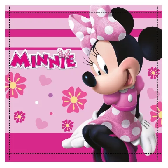 Disney Minnie Sweet Bow kéztörlő, arctörlő, törölköző 30x30cm Disney Minnie Sweet Bow kéztörlő, arctörlő, törölköző 30x30cm