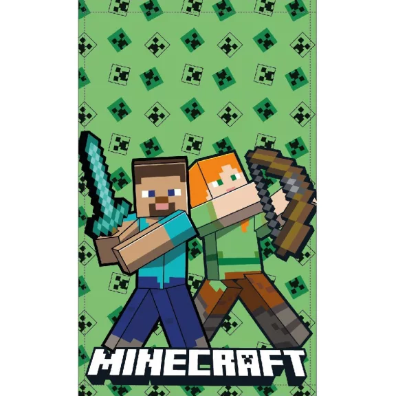 Minecraft Battle kéztörlő, arctörlő, törölköző 30x50cm Minecraft Battle kéztörlő, arctörlő, törölköző 30x50cm