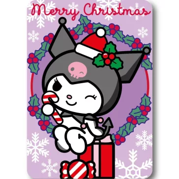 Hello Kitty Kuromi Karácsonyi polár takaró 100x140cm