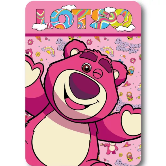 Disney Játékháború Lotso polár takaró 100x140cm Disney Játékháború Lotso polár takaró 100x140cm