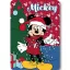 Disney Mickey Lights Karácsonyi polár takaró 100x140cm