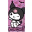 Hello Kitty Punk Kuromi fürdőlepedő, strand törölköző 70x140cm (Fast Dry)