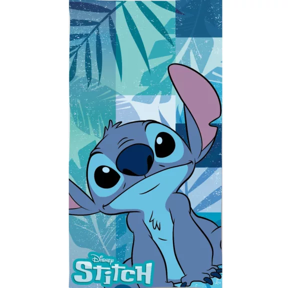 Disney Lilo és Stitch, A csillagkutya Blue Leaf fürdőlepedő, strand törölköző 70x140cm (Fast Dry) Disney Lilo és Stitch, A csillagkutya Blue Leaf fürdőlepedő, strand törölköző 70x140cm (Fast Dry)