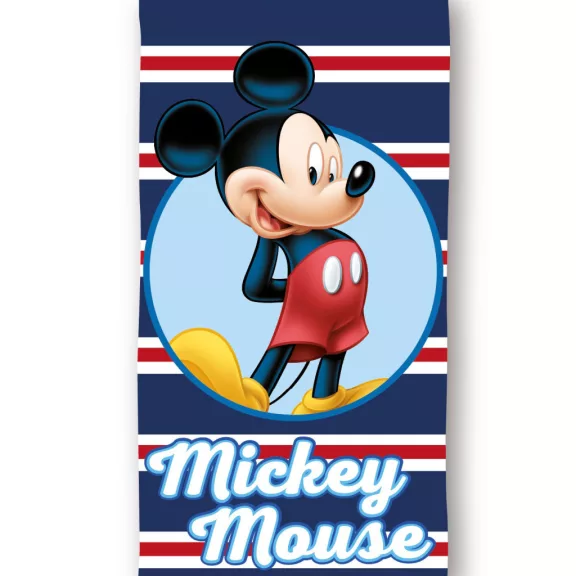 Disney Mickey Navy Stripe fürdőlepedő, strand törölköző 70x140cm (Fast Dry) Disney Mickey Navy Stripe fürdőlepedő, strand törölköző 70x140cm (Fast Dry)