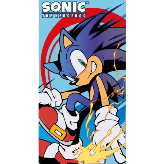 Sonic a sündisznó Electric Speed fürdőlepedő, strand törölköző 70x140cm (Fast Dry) Sonic a sündisznó Electric Speed fürdőlepedő, strand törölköző 70x140cm (Fast Dry)