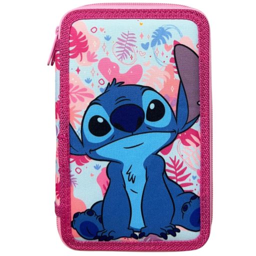 Disney Lilo és Stitch, A csillagkutya Pink Wave tolltartó töltött 3 emeletes