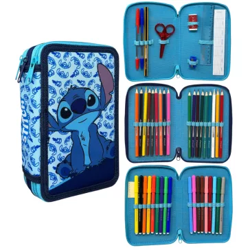   Disney Lilo és Stitch, A csillagkutya Happy tolltartó töltött 3 emeletes