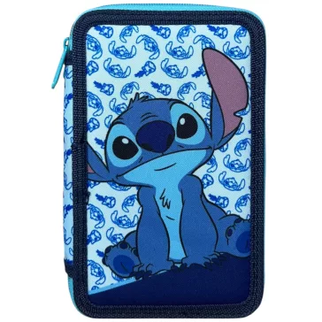   Disney Lilo és Stitch, A csillagkutya Happy tolltartó töltött 3 emeletes