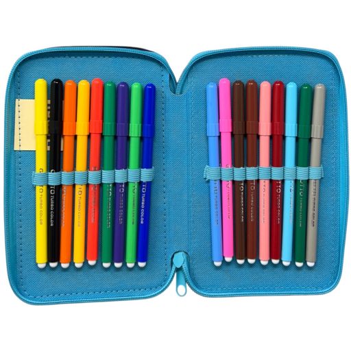 Disney Lilo és Stitch, A csillagkutya Happy tolltartó töltött 3 emeletes