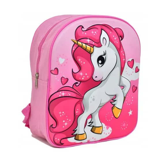 Unikornis Pink Fantasy 3D hátizsák, táska 30 cm Unikornis Pink Fantasy 3D hátizsák, táska 30 cm