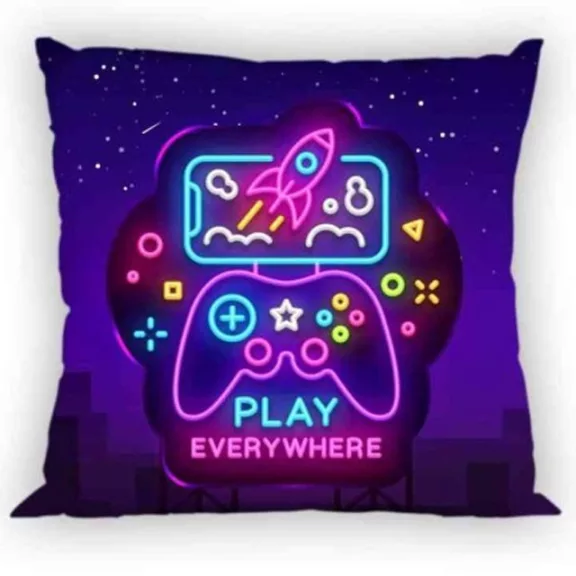 Gamer Neon párnahuzat 40x40 cm Gamer Neon párnahuzat 40x40 cm