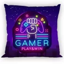 Gamer Neon párnahuzat 40x40 cm Gamer Neon párnahuzat 40x40 cm
