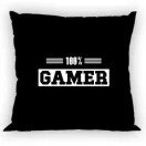 Gamer Black párnahuzat 40x40 cm Gamer Black párnahuzat 40x40 cm