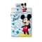 Disney Mickey Oh Boy gyerek, ovis ágyneműhuzat 100×135 cm, 40×60 cm