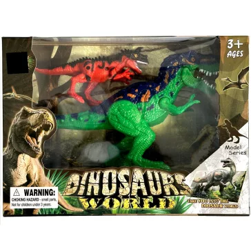 Dinoszaurusz Vulturous műanyag figura 2db-os szett dobozban