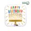 Happy Birthday Cake Candles fólia lufi 46 cm