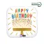 Happy Birthday Cake Candles fólia lufi 46 cm