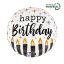 Happy Birthday Satin Candle fólia lufi 46 cm