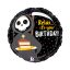 Happy Birthday Grim Reaper fólia lufi 46 cm