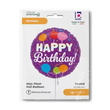Happy Birthday Candle Pops fólia lufi 46 cm