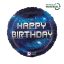 Happy Birthday Galaxy fólia lufi 46 cm