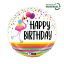 Happy Birthday Flamingo fólia lufi 46 cm