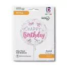 Happy Birthday Bows fólia lufi 46 cm Happy Birthday Bows fólia lufi 46 cm