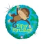 Happy Birthday Monkey Buddy Holo fólia lufi 46 cm