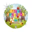 Happy Birthday Woodland Holo fólia lufi 46 cm