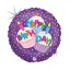 Happy Birthday Cupcake Holo fólia lufi 46 cm