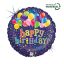 Happy Birthday Bunch Of Balloons Holo fólia lufi 46 cm