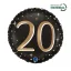 Happy Birthday 20 Sparkling fólia lufi 46 cm