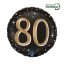 Happy Birthday 80 Sparkling fólia lufi 46 cm