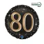 Happy Birthday 80 Sparkling fólia lufi 46 cm
