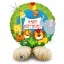 Happy Birthday Jungle fólia lufi talppal 41 cm